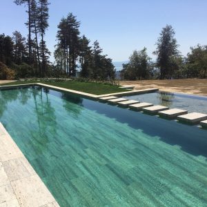 Bio-piscina in Travertino Silver3
